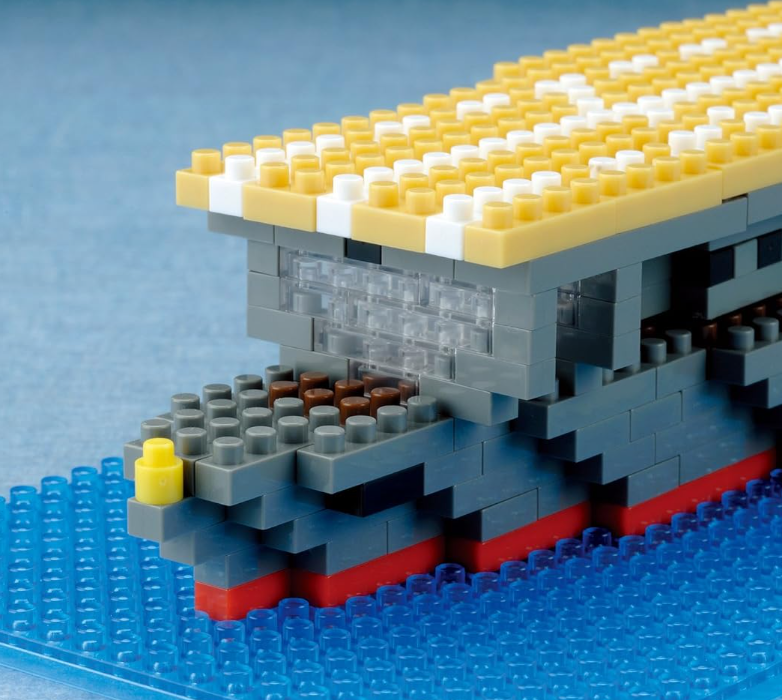 Nanoblock NB-005 Japanese Navy Aircraft Carrier Akagi Micro Sized Building Blocks
