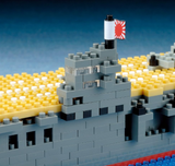 Nanoblock NB-005 Japanese Navy Aircraft Carrier Akagi Micro Sized Building Blocks