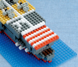 Nanoblock NB-005 Japanese Navy Aircraft Carrier Akagi Micro Sized Building Blocks