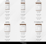 Tribeca Living King Bed Sheet Set, 300 Thread Count Soft Cotton Sateen, Floral Print with Extra Deep Pockets, 4-Piece Bedding Set, Vernazza Blue/Multi