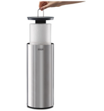 Joseph Joseph EasyStore Luxe Stainless Steel Concealed Toilet Paper Holder Stand Storage with Lid, Hods up to 3 Rolls