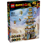 LEGO Monkie Kid Celestial Pagoda Building Toy with Tower, Colour Stones and Fantasy Figures 80058 (1621 Pieces)
