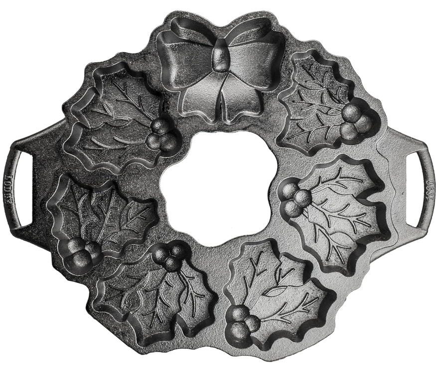 Lodge Cast Iron Holiday Wreath Pan 14.69 inch Main image