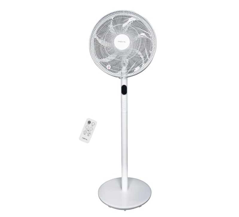 Mistral MIF407DR - Stand Fan, 16", 32 Speed Selection, 15 Hours Timer, White Colour (BNIB) Main image