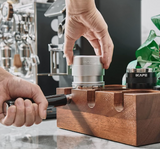 IKAPE Coffee Products, 53MM Espresso Tamper, Premium Barista Coffee Calibrated Tamper with Spring Loaded, 100% Stainless Steel Tamper Compatible with 54MM Breville Bottomless Portafilter (Silver)