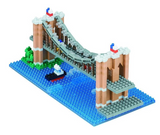 Nanoblock NBH_169 Brooklyn Bridge Micro Sized Building Blocks