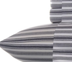 Nautica 208669 | Percale Collection | Bed Sheet Set - 100% Cotton, Crisp & Cool, Lightweight & Moisture-Wicking Bedding, Queen, Coleridge Charcoal