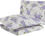 Laura Ashley - Queen Quilt Set, Reversible Cotton Bedding with Matching Shams, Lightweight Decor for All Seasons (Keighley Lilac, Queen)