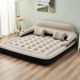 RAPTAVIS King Size Air Mattress Sofa Bed for Camping,Portable Inflatable Couch with Pillow,Blow Up Bed for Outdoor Overnight