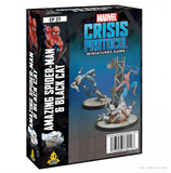 Marvel Crisis Protocol Amazing Spiderman and Black Widow CHARACTER PACK | Miniatures Battle Game | Strategy Game for Adults | Ages 14+ | 2 Players | Avg. Playtime 90 Mins