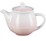 Le Creuset Flora Teapot, 500ml, Shell Pink