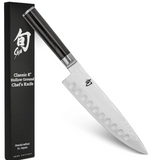 Shun Classic 8-inches Chef's Knife with Scallops Brown