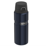 THERMOS Stainless King Vacuum-Insulated Drink Bottle, 24 Ounce, Midnight Blue