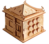 ESC WELT House of Dragon Puzzle Box - Escape Room in a Box - Brain Teaser Games for Adults - 3d Board Games with Hidden Compartment - Gift Box - Cash Puzzles Money Box - Wooden Board Game for Adults