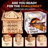 ESC WELT House of Dragon Puzzle Box - Escape Room in a Box - Brain Teaser Games for Adults - 3d Board Games with Hidden Compartment - Gift Box - Cash Puzzles Money Box - Wooden Board Game for Adults