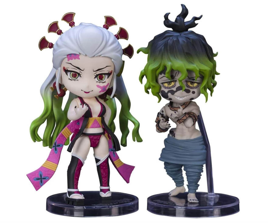 TAMASHII NATIONS - Demon Slayer: Kimetsu no Yaiba - Daki and Gyutaro, Bandai Spirits Figuarts mini Action Figure