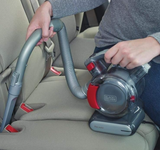 BLACK+DECKER 12V Flexi Corded Automotive Vacuum, Iron/Red, (BDH1200FVAV)