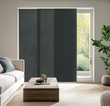 CHICOLOGY Room Divider, Vertical Blinds, Door Blinds,Blinds for Sliding Glass Doors, Temporary Wall, Closet Curtain, Room Door, Ballroom Grey (Light Filtering) W:46-86 x H:Up-to 96 inches