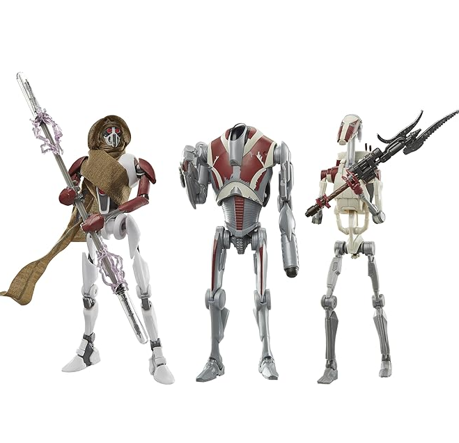 STAR WARS Jedi: Survivor Black Series MagnaGuard, Super Battle Droid, Battle Droid Exclusive Action Figure 3-Pack Main image