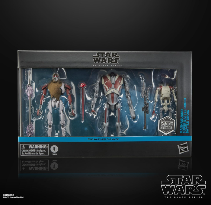 STAR WARS Jedi: Survivor Black Series MagnaGuard, Super Battle Droid, Battle Droid Exclusive Action Figure 3-Pack
