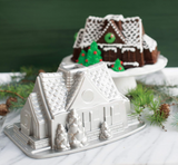 Nordic Ware 257NW-83948 Cast Alum Gingerbread House Bundt Pan