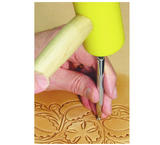 Realeather Leather Stamps Tool Set for Leather Crafting, 10 Stamping Tools, Sheridan Style Stamp Set I