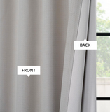 HPD Half Price Drapes Faux Linen Textured Room Darkening Curtains for Bedroom 120 Inches Long (1 Panel), 50W X 120L Curtains for Living Room Home Decor, Birch