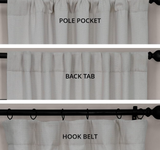 HPD Half Price Drapes Faux Linen Textured Room Darkening Curtains for Bedroom 120 Inches Long (1 Panel), 50W X 120L Curtains for Living Room Home Decor, Birch