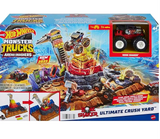 Hot Wheels Monster Trucks System of Play Ultimate Crush Yard Playset
