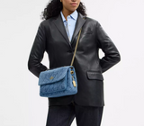 Coach Elodie Crossbody Bag In Regenerative Cotton With Quilting Bag