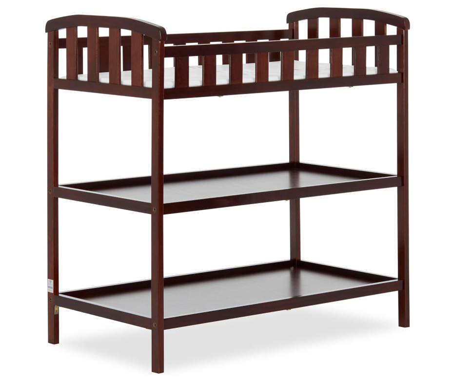 Dream On Me Emily Changing Table in Espresso, 36.5x20x39 Inch Main image