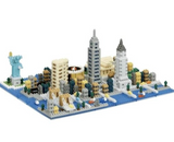 Nanoblock NB-033 New York Micro Sized Building Blocks,Grey