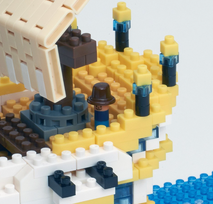 Nanoblock Sailing Ship Building Set (2490 Piece)