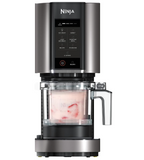 Ninja CREAMi Ice Cream Maker & Frozen Dessert Maker with 3 Tubs, 7 Programs, Makes Ice Cream, Gelato, Sorbet, Smoothie Bowl, Milkshakes and more, Black/Silver, Makes 1.4L of Ice Cream, Ninja NC300