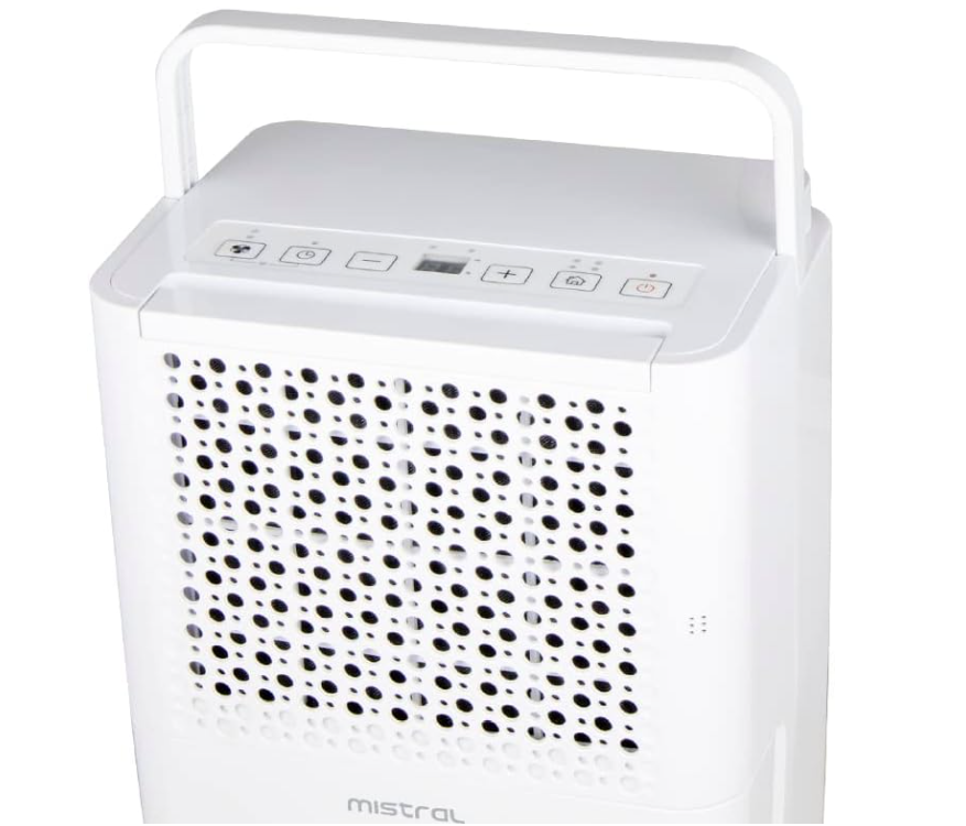 Mistral MDH1022 - Dehumidifier with Ionizer and UV, 10L deposit capacity, up to 10L/day, 100m3/h airflow, 42dB, white colour Secondary image