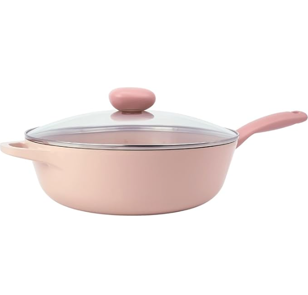NEOFLAM Sherbet 30cm Wokpan, Non-Stick Xtrema Ceramic Coating Main image