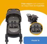 Joie Muze LX Travel System, Dark Pewter