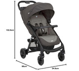 Joie Muze LX Travel System, Dark Pewter