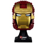 LEGO Marvel Avengers Iron Man Helmet 76165; Brick Iron Man-Mask for-Adults to Build and Display, Creative Challenge for Marvel Fans (480 Pieces)