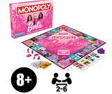 Monopoly: Barbie Edition Board Game | Ages 8+ | 2-6 Players | Fun Family Games for Kids and Adults