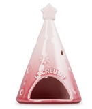 Le Creuset Star Relief Candle Stand, Pale Rose