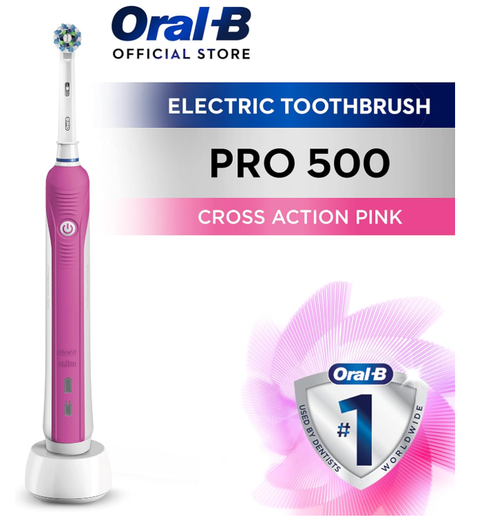 Oral-B Pro2 2000 Rechargeable Toothbrush, Pink, 1ct Secondary image
