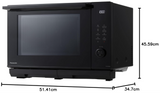 Panasonic NN-DS59NBYPQ - Microwave with Grill, Oven and Steam functions, 27L capacity, Black color