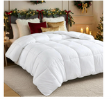 Utopia Bedding Down Alternative Comforter (King, White) - All Season Comforter - Plush Siliconized Fiberfill Duvet Insert - Box Stitched