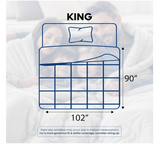 Utopia Bedding Down Alternative Comforter (King, White) - All Season Comforter - Plush Siliconized Fiberfill Duvet Insert - Box Stitched