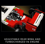 LEGO Icons McLaren MP4/4 & Ayrton Senna 10330 Minifigure, Christmas or Birthday Gift for Fans of Cool Model Racing Cars, Building Set for Adults (693 Pieces)