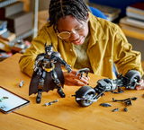 LEGO DC Batman: Batman Construction Figure and the Bat-Pod Bike Set, Cool Super-Hero Toy for 12 Plus Year Old Kids, Boys & Girls, Action Playset with Motorbike Model 76273