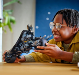 LEGO DC Batman: Batman Construction Figure and the Bat-Pod Bike Set, Cool Super-Hero Toy for 12 Plus Year Old Kids, Boys & Girls, Action Playset with Motorbike Model 76273