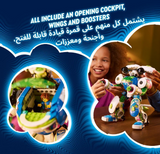 LEGO DREAMZzz 3in1 Mateo and Z-Blob the Knight Battle Mech Set, Space Shuttle Toy Rebuilds into 3 Different Robot Action Figures for Boys & Girls, Fantasy Birthday Gift for Kids aged 10 Plus 71485