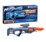 NERF Elite 2.0 Eaglepoint RD-8 Blaster - 8-Dart Drum, Detachable Scope and Barrel, 16 Official Elite Darts, Bolt Action,Multicolor